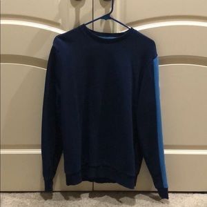 Calvin Klein Mens Contrast Logo Stripe Sweatshirt